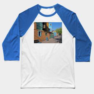 La Boca Alleyway Baseball T-Shirt
